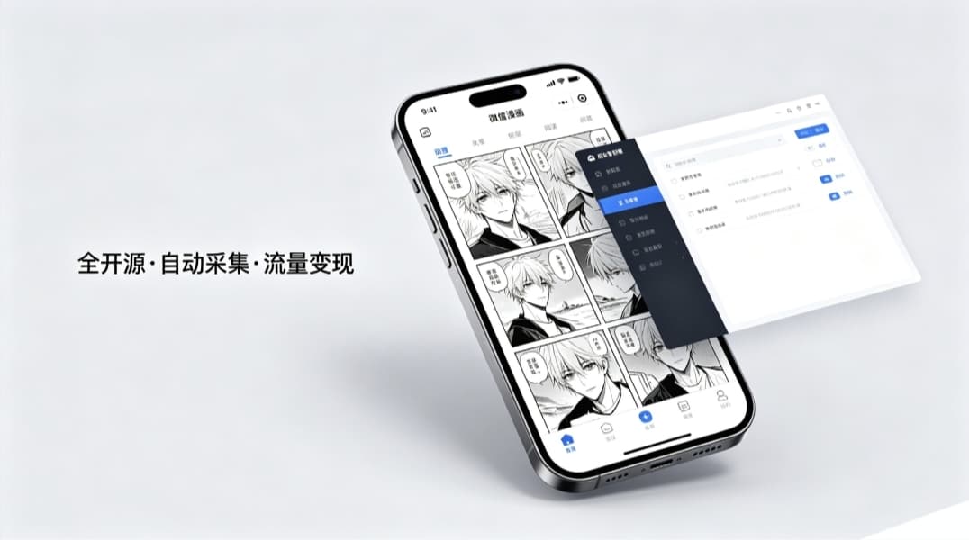 做漫画小程序别再踩坑了！这套全开源商业版，小白也能直接上线变现