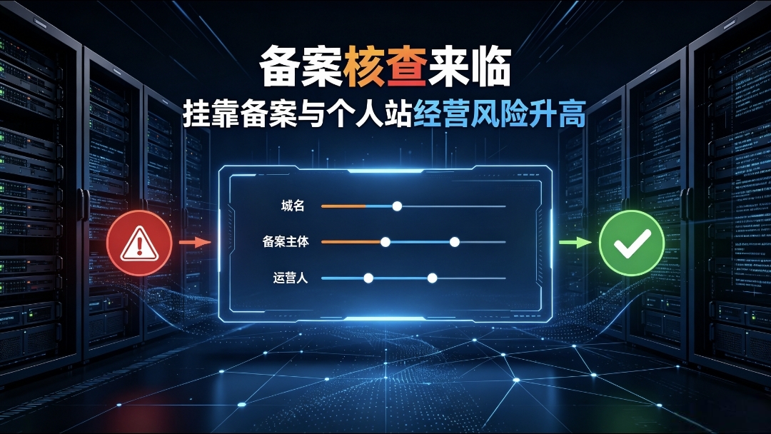 存量备案复查收紧，个人站长一定要留意备案核查风险