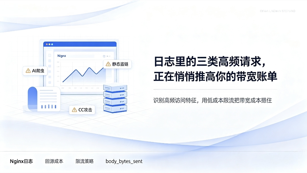 日志里的三类高频请求,正在悄悄推高你的带宽账单